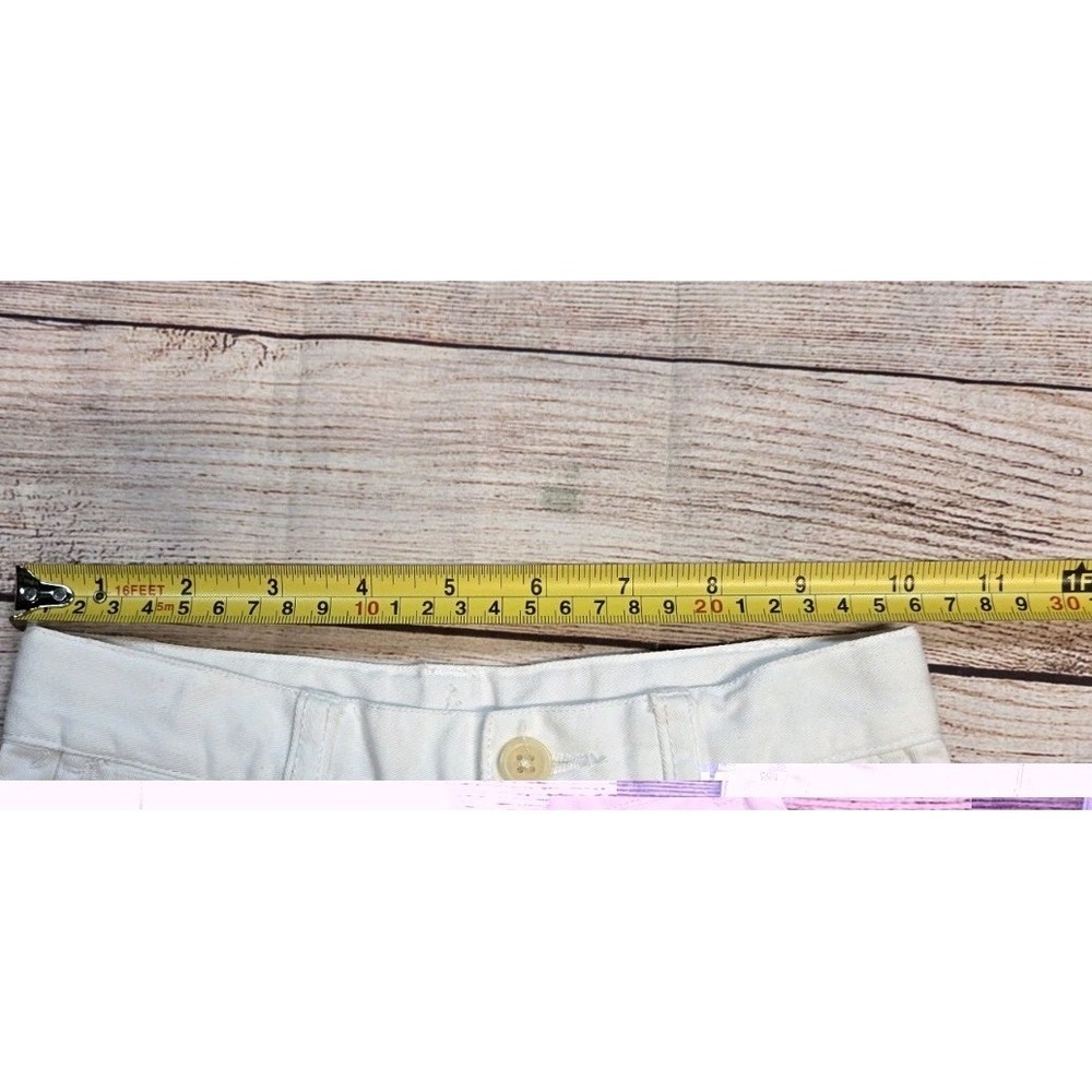 Polo Ralph Lauren Boys Shorts Size 4 White With Navy Blue Polo Adjustable Waist - Picture 4 of 6